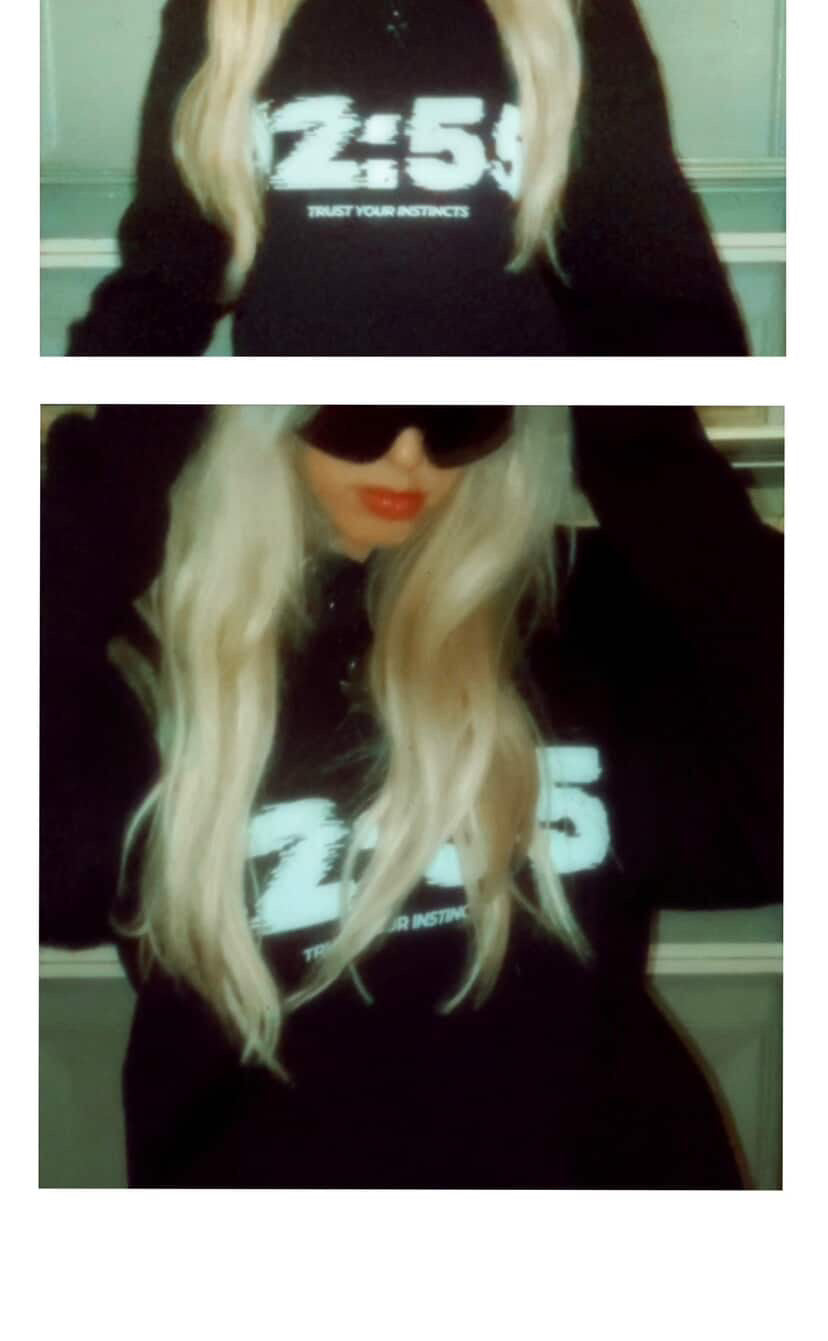 12:55 x Champion Trust your Intuition Hoodie (front & back print)